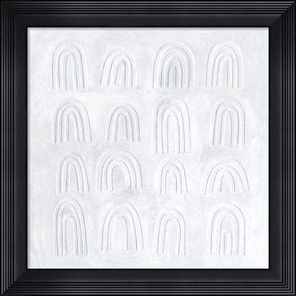 Framed Arcobaleni Bianchi II Print