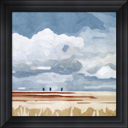 Framed Prairie Landscape I Print