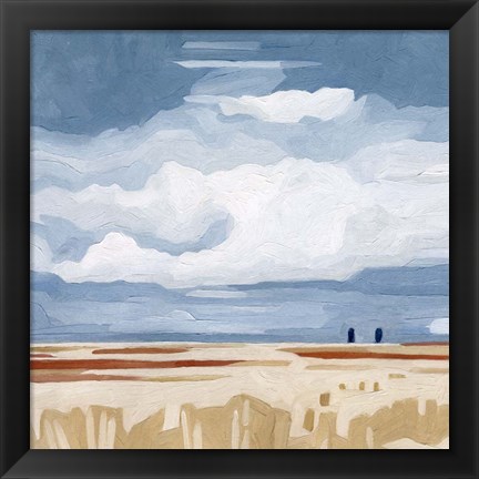 Framed Prairie Landscape II Print