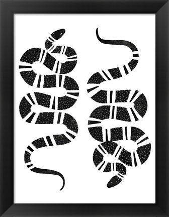 Framed Epidaurus Snake I Print