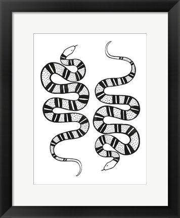 Framed Epidaurus Snake II Print