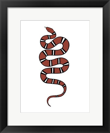 Framed Epidaurus Snake VI Print