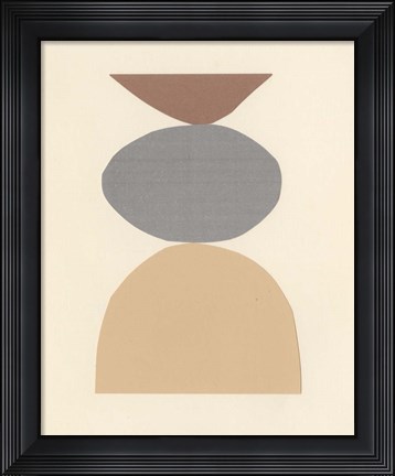 Framed Neutral Sculpt II Print