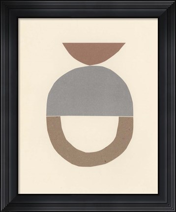 Framed Neutral Sculpt III Print