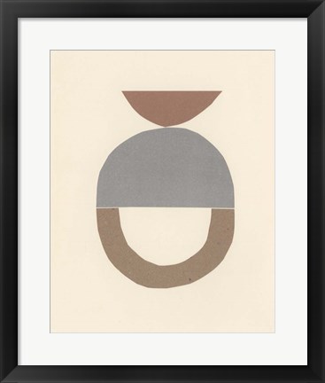 Framed Neutral Sculpt III Print