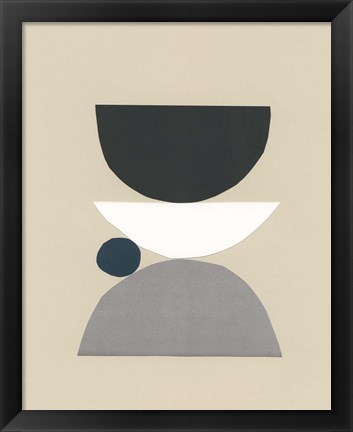 Framed Modern Shapes I Print