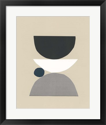 Framed Modern Shapes I Print