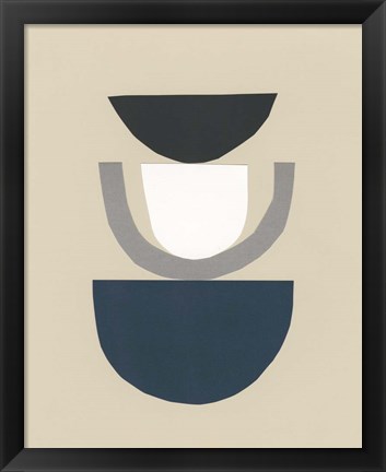 Framed Modern Shapes II Print