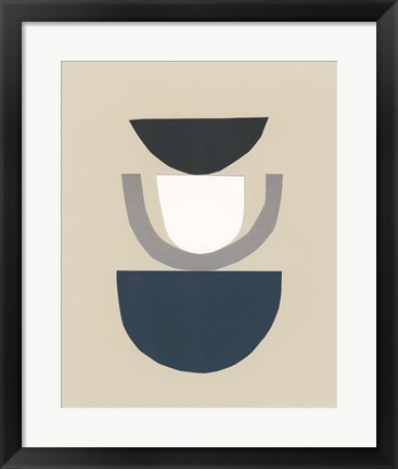 Framed Modern Shapes II Print