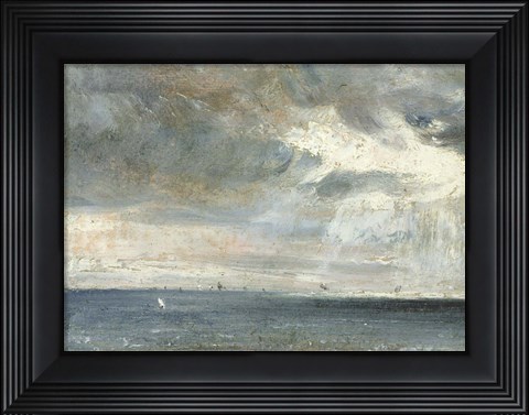 Framed Study of Sea and Sky Print