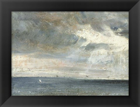 Framed Study of Sea and Sky Print