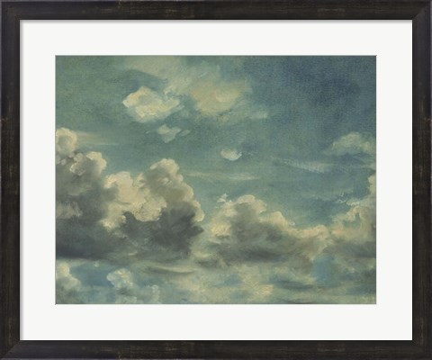 Framed Study of Cumulus Clouds Print