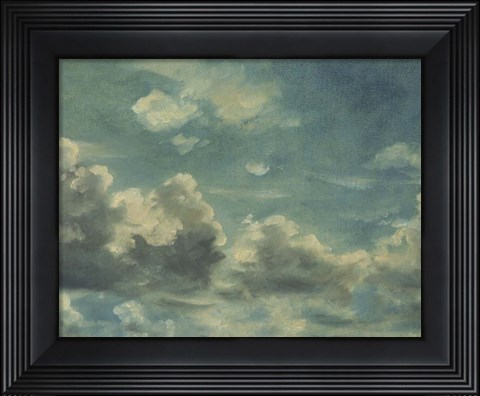 Framed Study of Cumulus Clouds Print