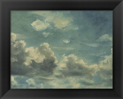 Framed Study of Cumulus Clouds Print