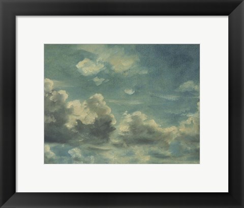 Framed Study of Cumulus Clouds Print