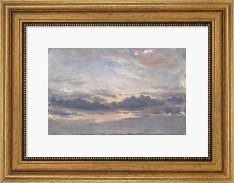 Framed Cloud Study, Sunset Print