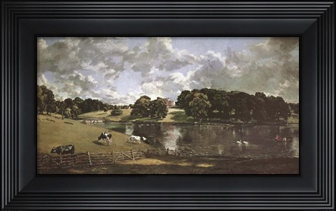 Framed English School, Wivenhoe Park Print