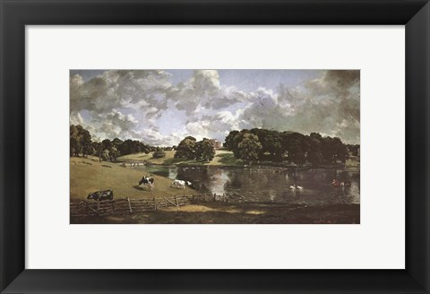 Framed English School, Wivenhoe Park Print