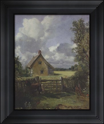 Framed Cottage in a Cornfield, 1833 Print