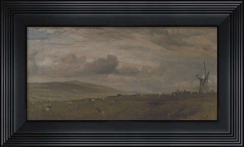 Framed Windmill Near Brighton, East Sussex Print