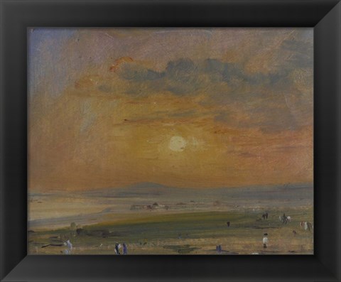 Framed Shoreham Bay, Evening Sunset Print