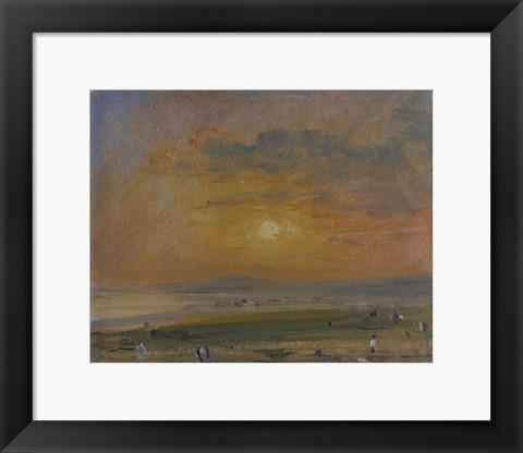 Framed Shoreham Bay, Evening Sunset Print