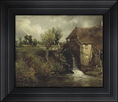 Framed Parham&#39;s Mill, Gillingham, Dorset Print