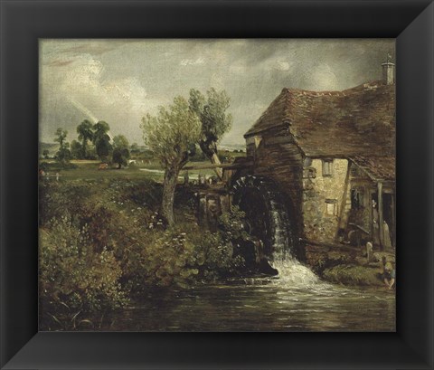 Framed Parham&#39;s Mill, Gillingham, Dorset Print