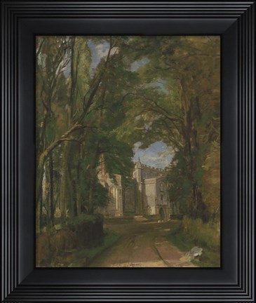Framed East Bergholt Church Print