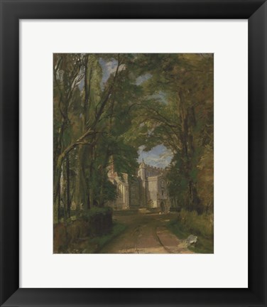 Framed East Bergholt Church Print