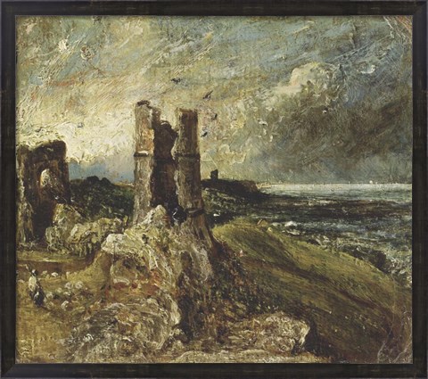 Framed Sketch of Hadleigh Castle Print