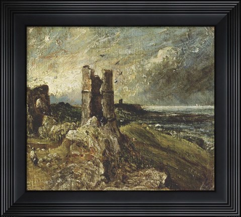 Framed Sketch of Hadleigh Castle Print