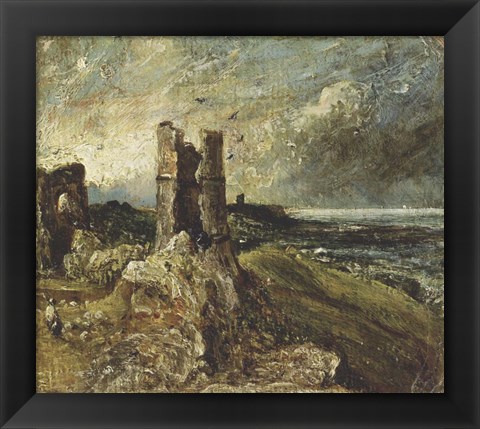 Framed Sketch of Hadleigh Castle Print