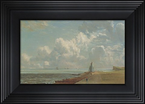 Framed Harwich, The Low Lighthouse and Beacon Hill Print