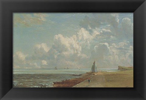 Framed Harwich, The Low Lighthouse and Beacon Hill Print