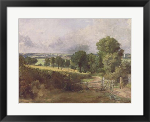Framed Entrance to Fen Lane Print