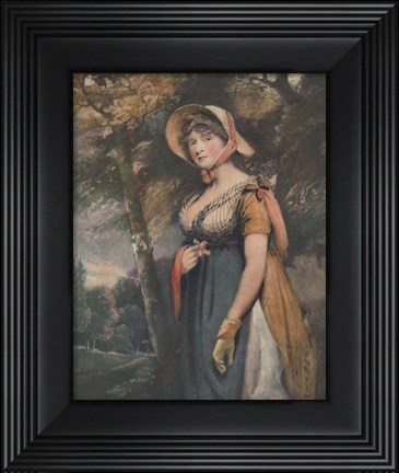 Framed Right Honourable Lady Louisa Manners Print