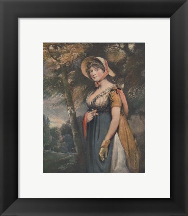 Framed Right Honourable Lady Louisa Manners Print