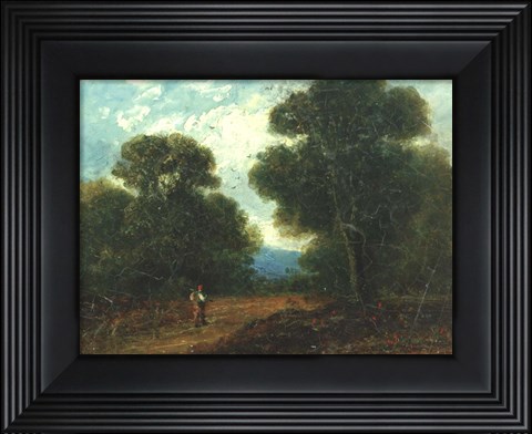 Framed Landscape Near Norwich Print