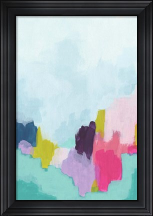Framed Pixel Borealis II Print