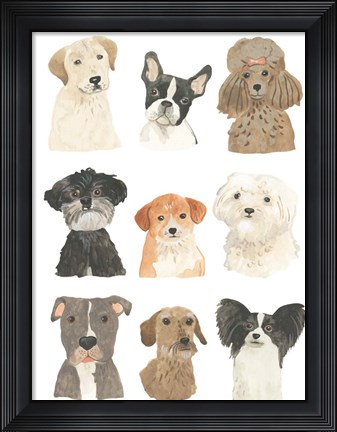 Framed Doggos &amp; Puppers II Print