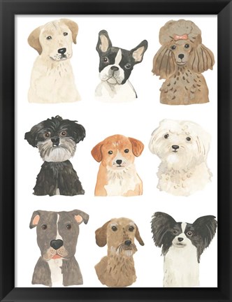 Framed Doggos &amp; Puppers II Print