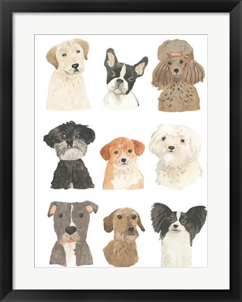 Framed Doggos &amp; Puppers II Print