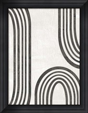 Framed Modern Arc I Print