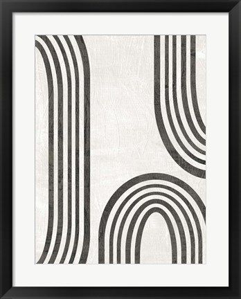 Framed Modern Arc I Print