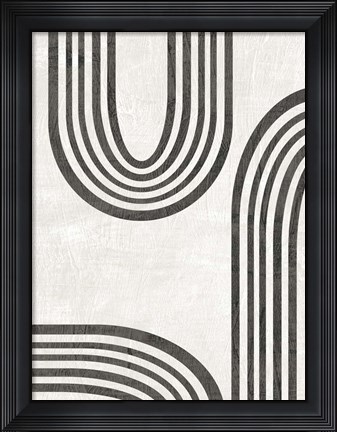 Framed Modern Arc IV Print