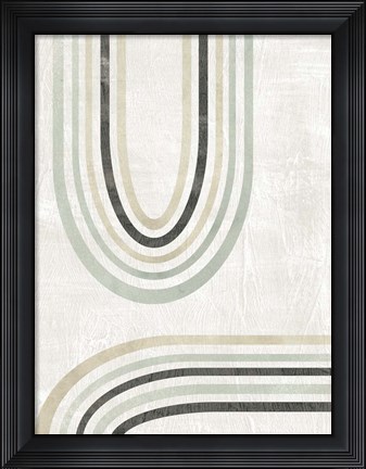 Framed Modern Arc in Color II Print