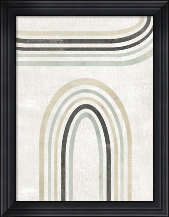 Framed Modern Arc in Color III Print