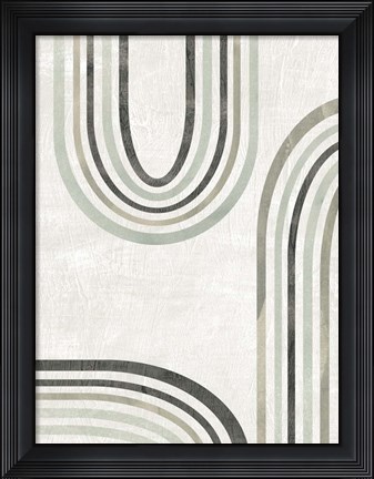 Framed Modern Arc in Color IV Print