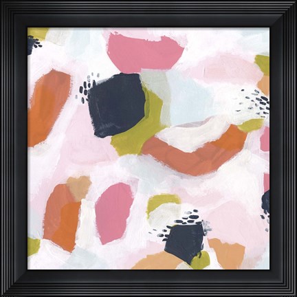 Framed Confetti Currents II Print